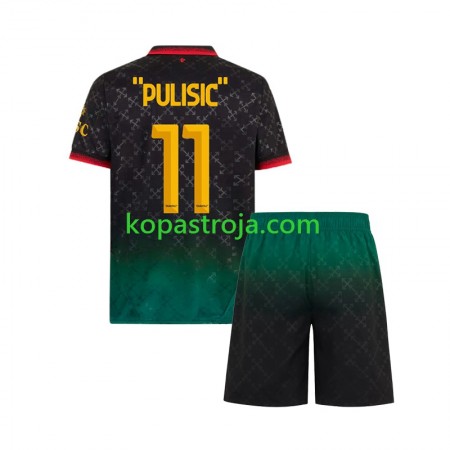 Billiga Fotbollströjor AC Milan Christian Pulisic 11 Barn Fjärde tröja 2024/25 Kortärmad